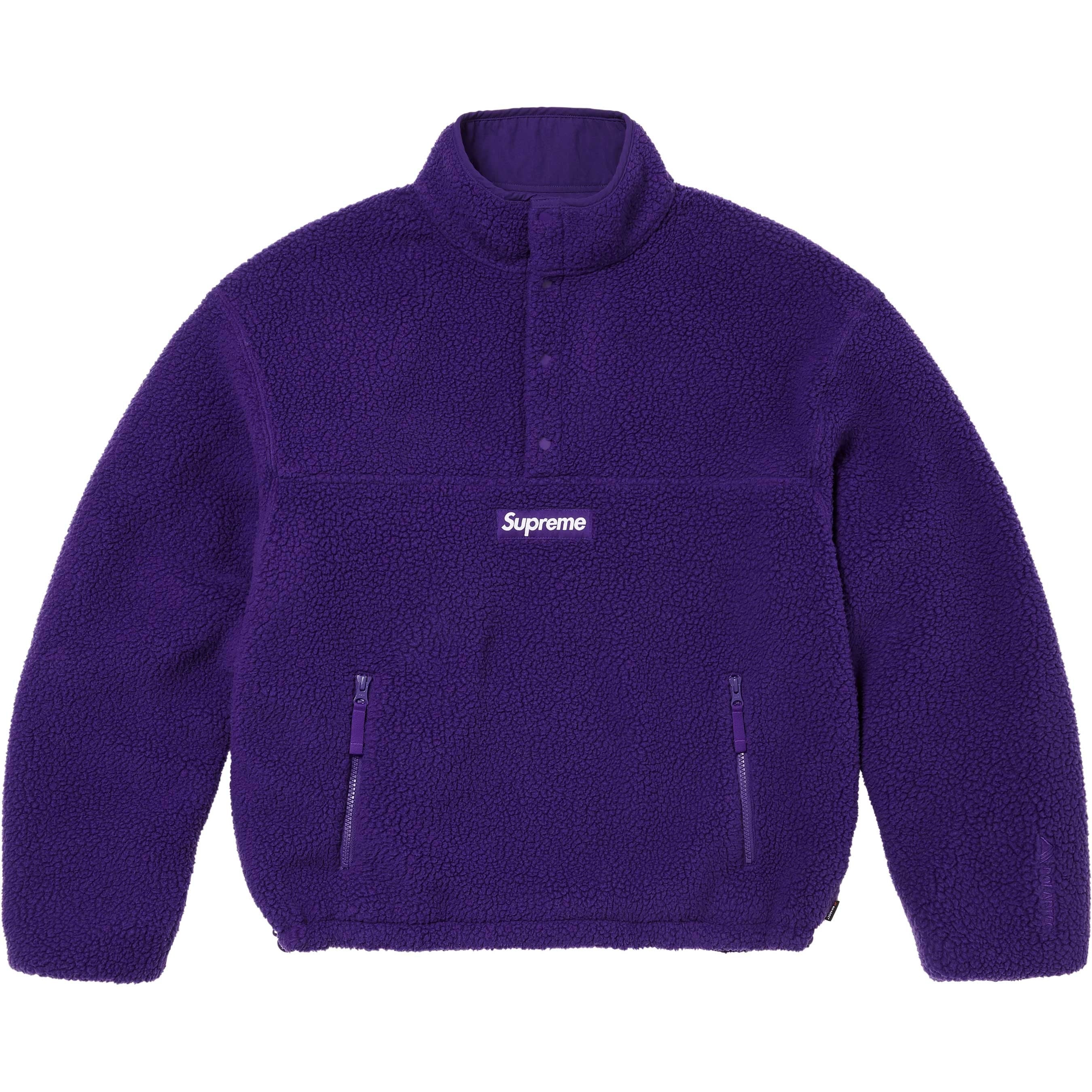 Polartec® Shearling Reversible Pullover view 8